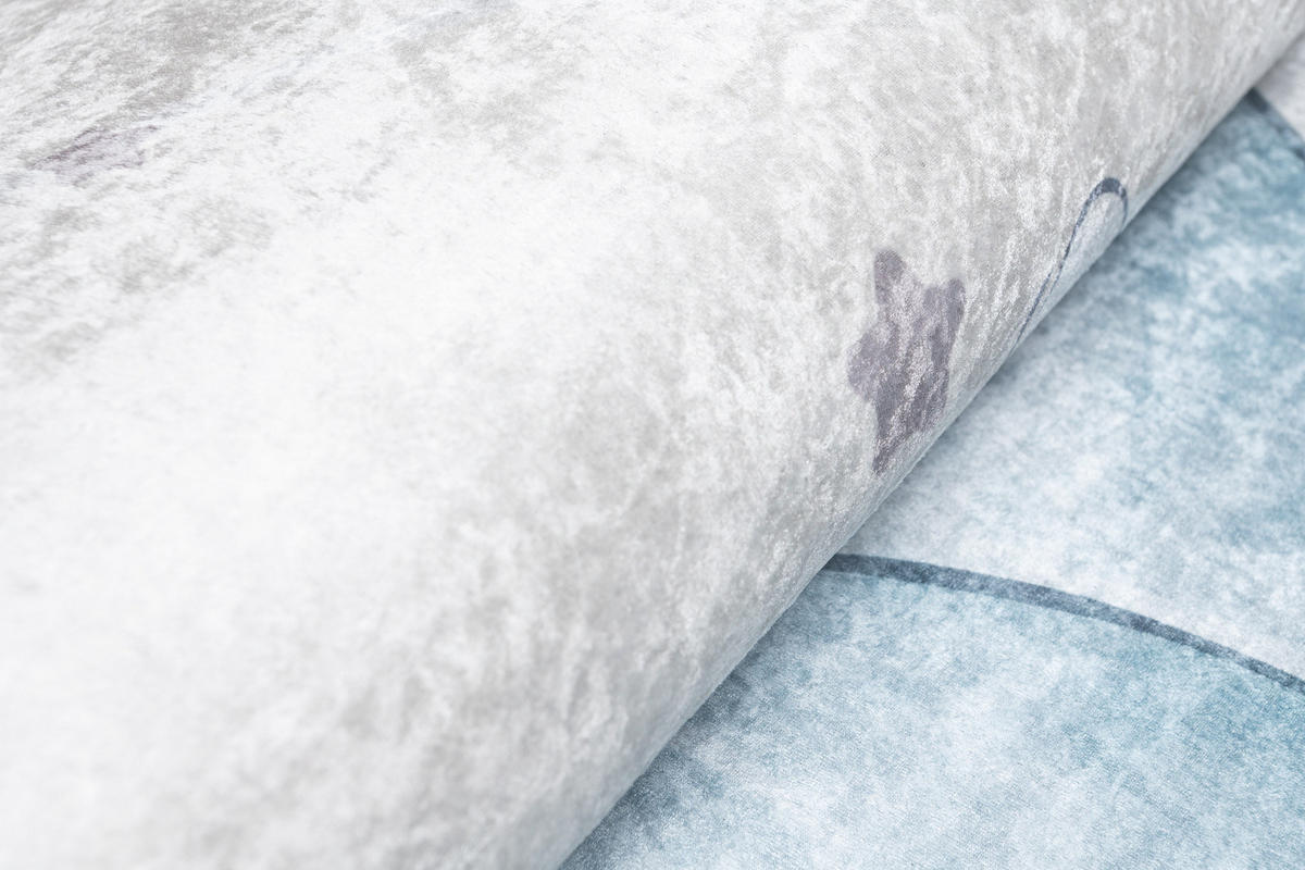 TEPPICH EMMA Grau 120/170 cm - Grau, Kunststoff (120/170cm) - Tapiso