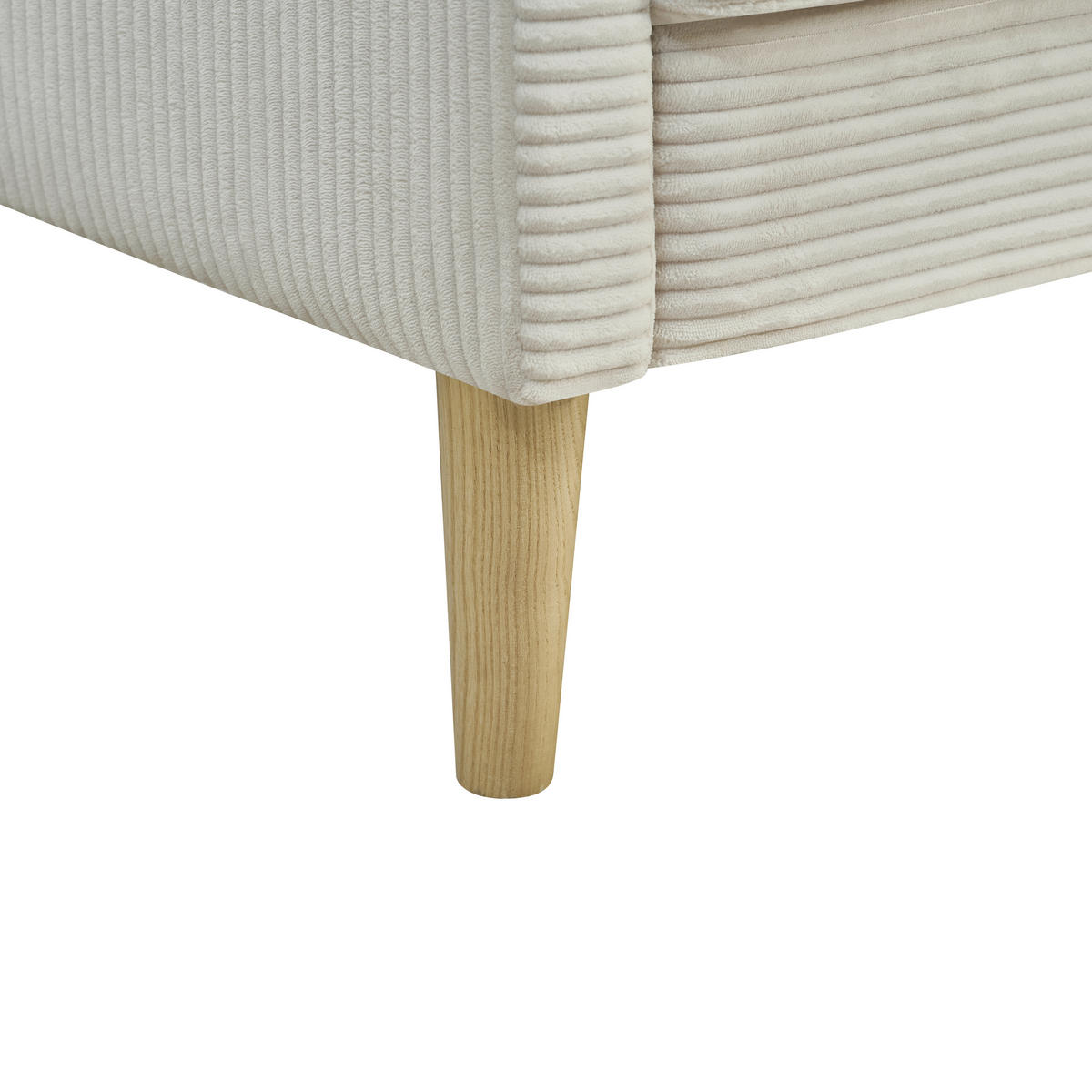 SOFA 2-Sitzer 121/76/87 cm Beige - Beige, Textil (76/87/121cm)