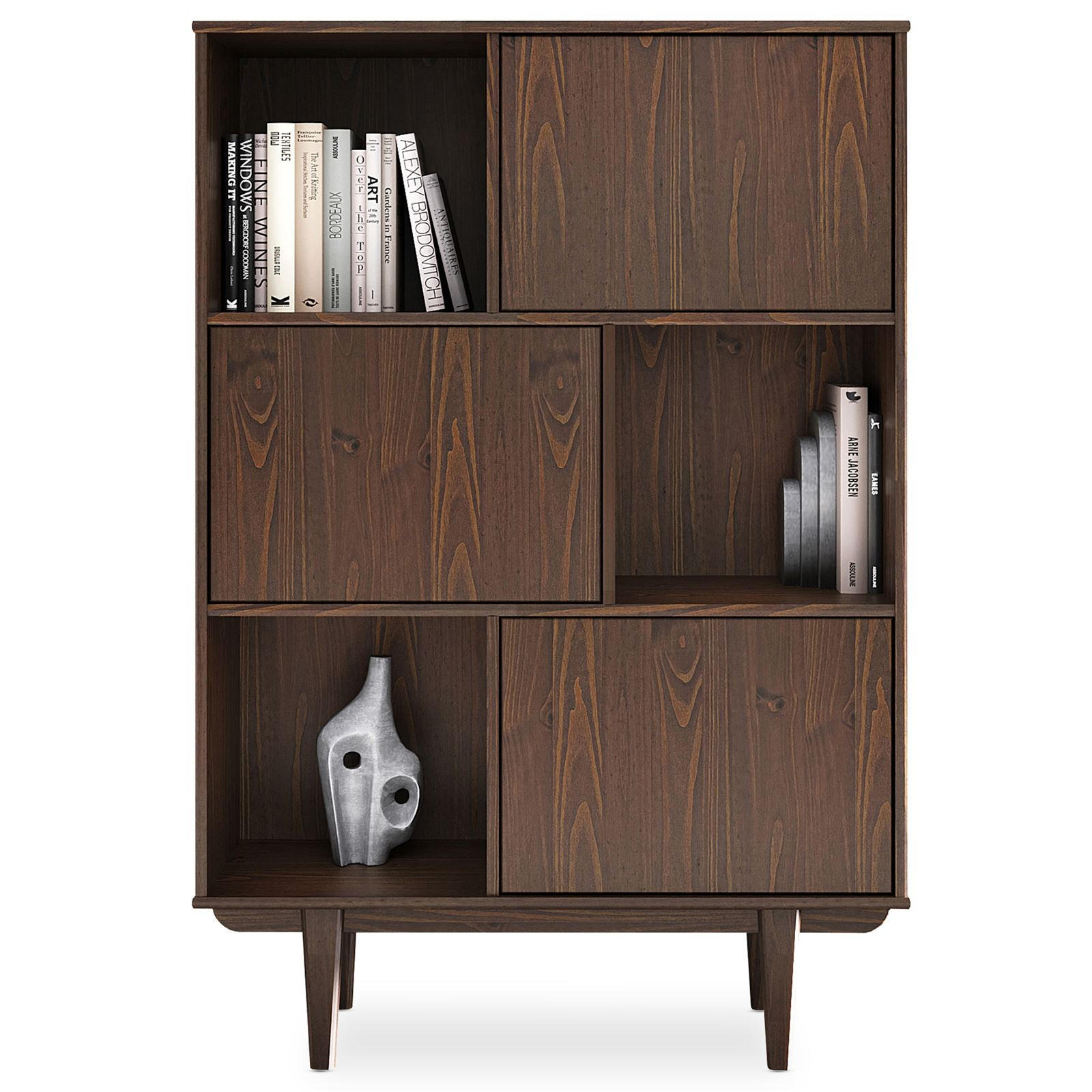 Idimex Highboard Nussbaum 95x139x37 cm