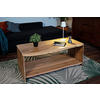 COUCHTISCH ADA - Beige/Naturfarben, Akazienholz/Holz (55/115/45cm) - SAM
