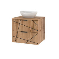 WASCHTISCH 60.6cm Teren Holz - Braun, Holzwerkstoff (60.6/52.2/46.5cm) - Petits-meubles