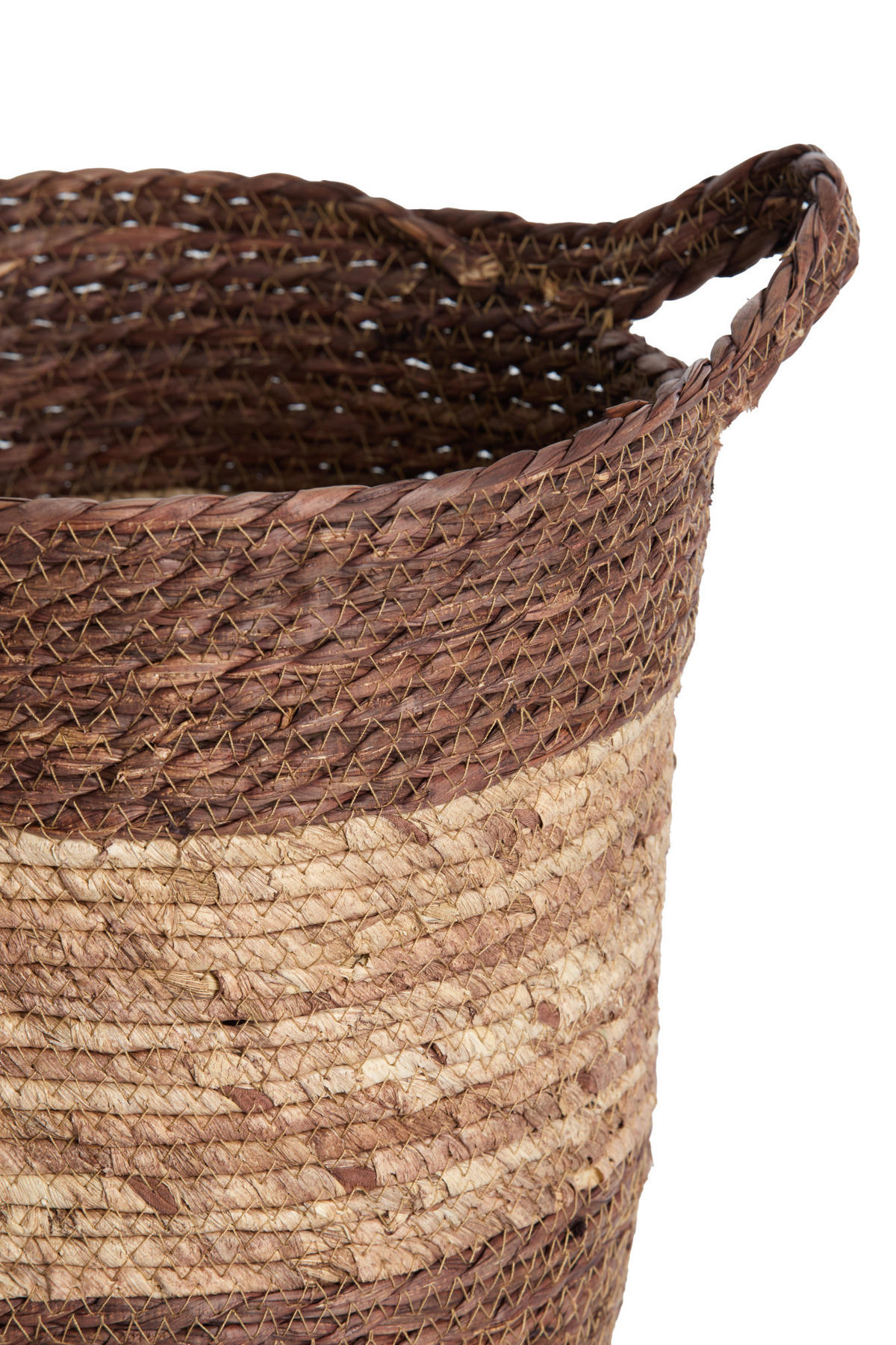 KORB Kilkee Rot Ø40/40 cm 3er-Set - Braun, Naturmaterialien (40/40/40cm) - Light & Living