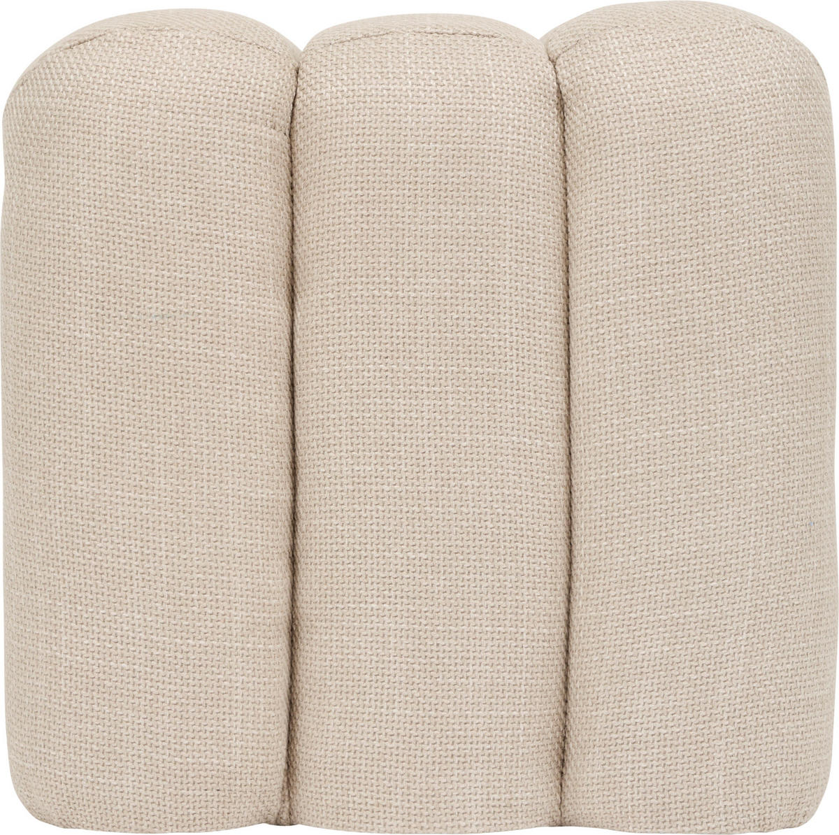 BOGEN-HOCKER Sisco 43/42/44 cm - Beige, Textil (42/44/43cm) - Atmosphera Createur d´interieur