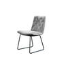 STUHL NEW CHARME Silber Velvet - Silberfarben, Textil (52/87/66cm) - KAWOLA
