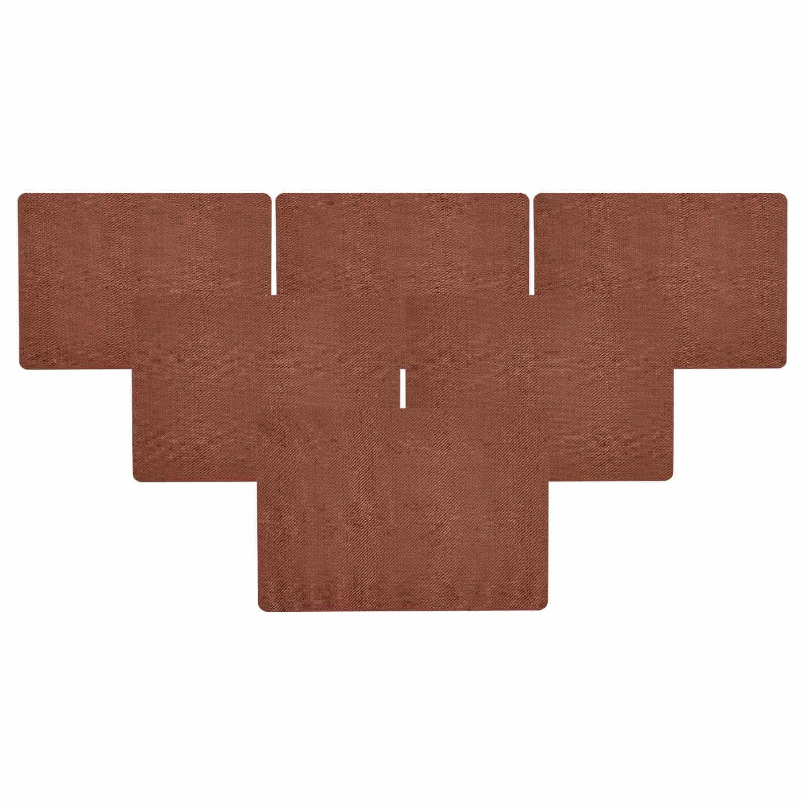 PLATZMATTEN Evara Braun 43 x 30 cm 6er Set - Braun, Kunststoff (43/30/0.2cm) - Ritzenhoff Breker