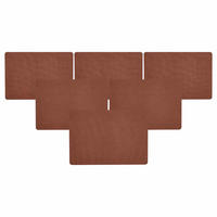 PLATZMATTEN Evara Braun 43 x 30 cm 6er Set - Braun, Kunststoff (43/30/0.2cm) - Ritzenhoff Breker