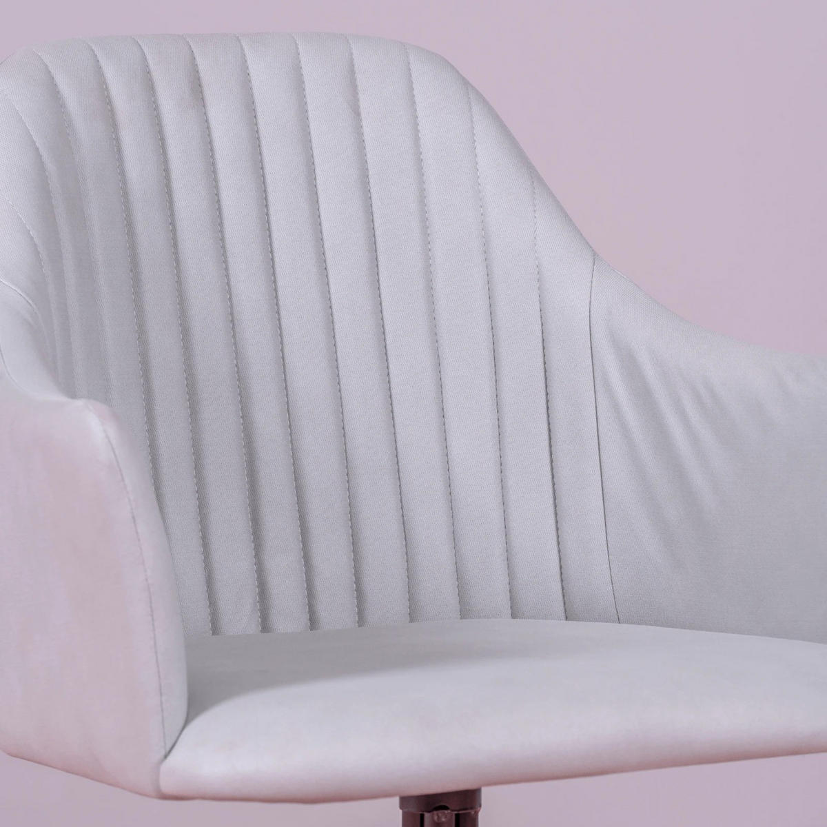 BÜROSTUHL Textil Hellgrau - Hellgrau, Textil (58/82/55cm) - Nest Dream