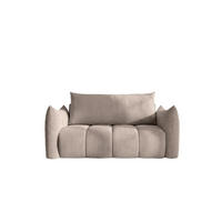 SOFA 2er-sitzer Ontario Mit Liegefunktion - Beige, Holzwerkstoff/Textil (162/86/101cm) - Fun Möbel
