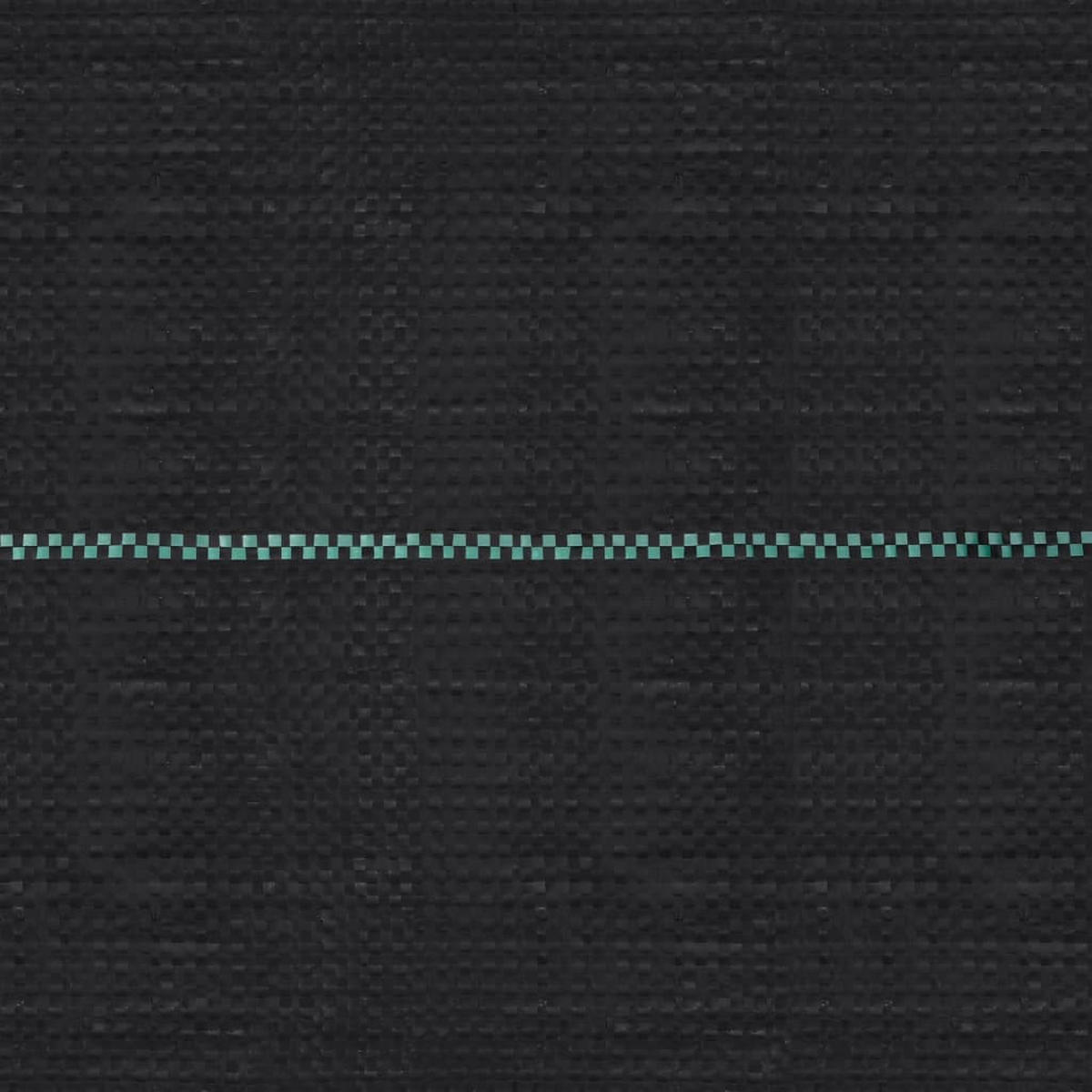 UNKRAUTFOLIE 2/50 m, aus PP, Schwarz - Schwarz, Textil (200/5000cm) - vidaXL