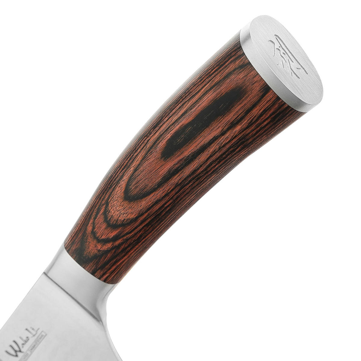 CHAI Dao Kochmesser I EDIB - Braun, Holz/Metall (30cm) - Wakoli