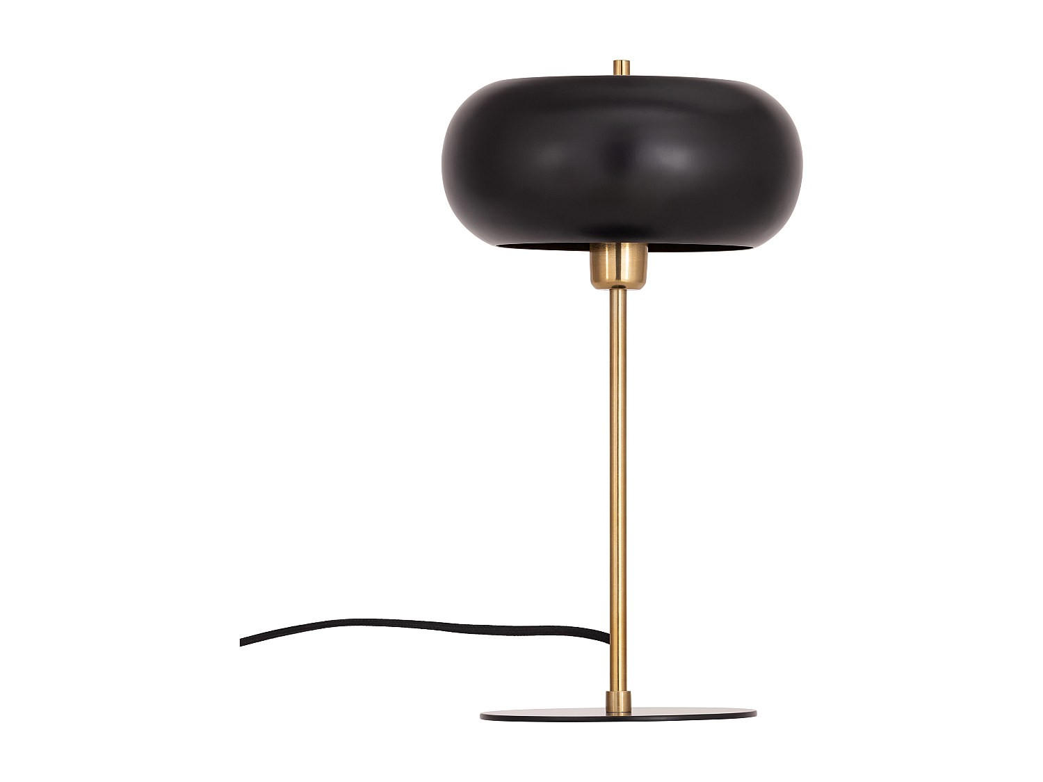 TISCHLAMPE - 26 cm x 26 cm - Metall - Schwarz, Goldfarben - KERRY - Goldfarben/Schwarz, Metall (26/26/50cm) - Vente-Unique