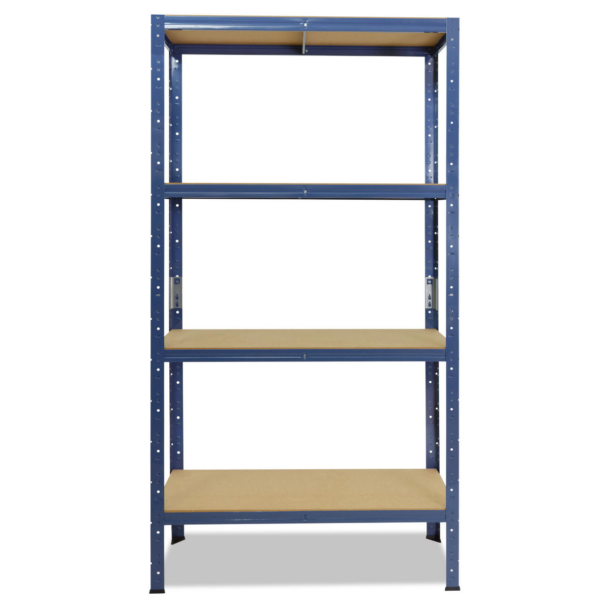 SCHWERLASTREGAL HOME 180x120x40 cm in blau mit 4 Böden und 175 kg Traglast pro Boden - Blau, Metall (120/180/40cm) - shelfplaza