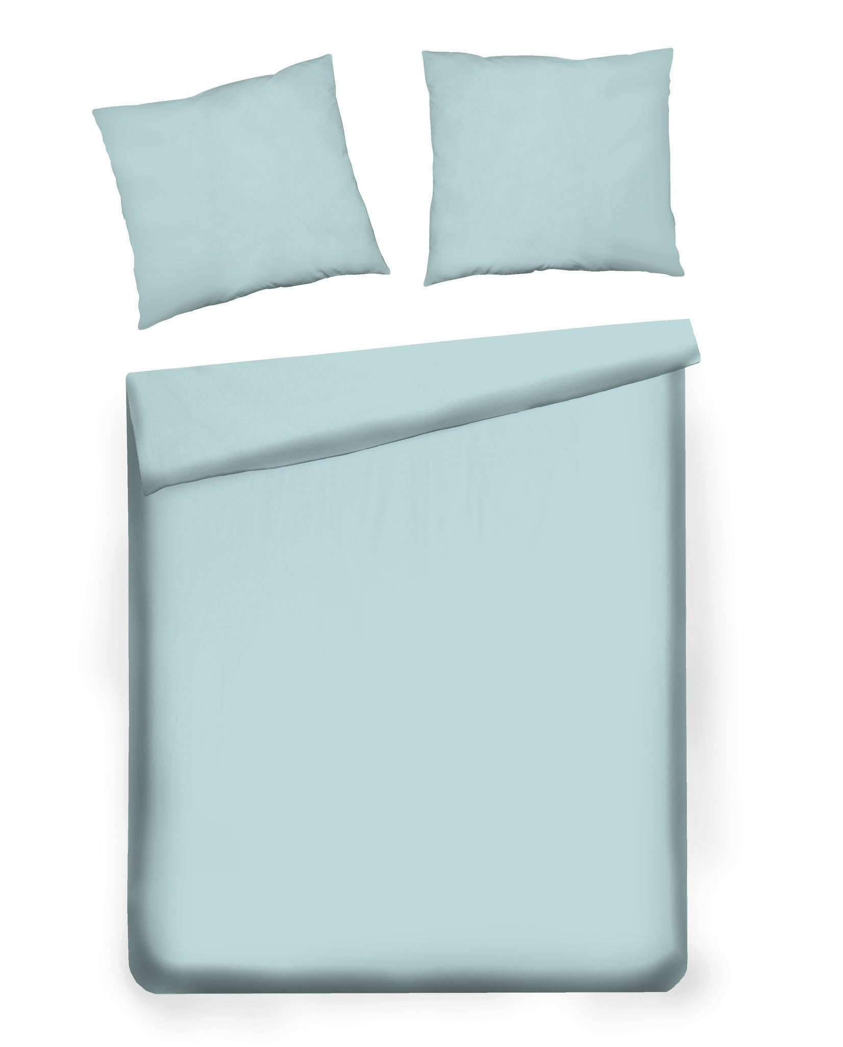 BETTWÄSCHE Satinette - Türkis, Textil (160/200cm) - home&you
