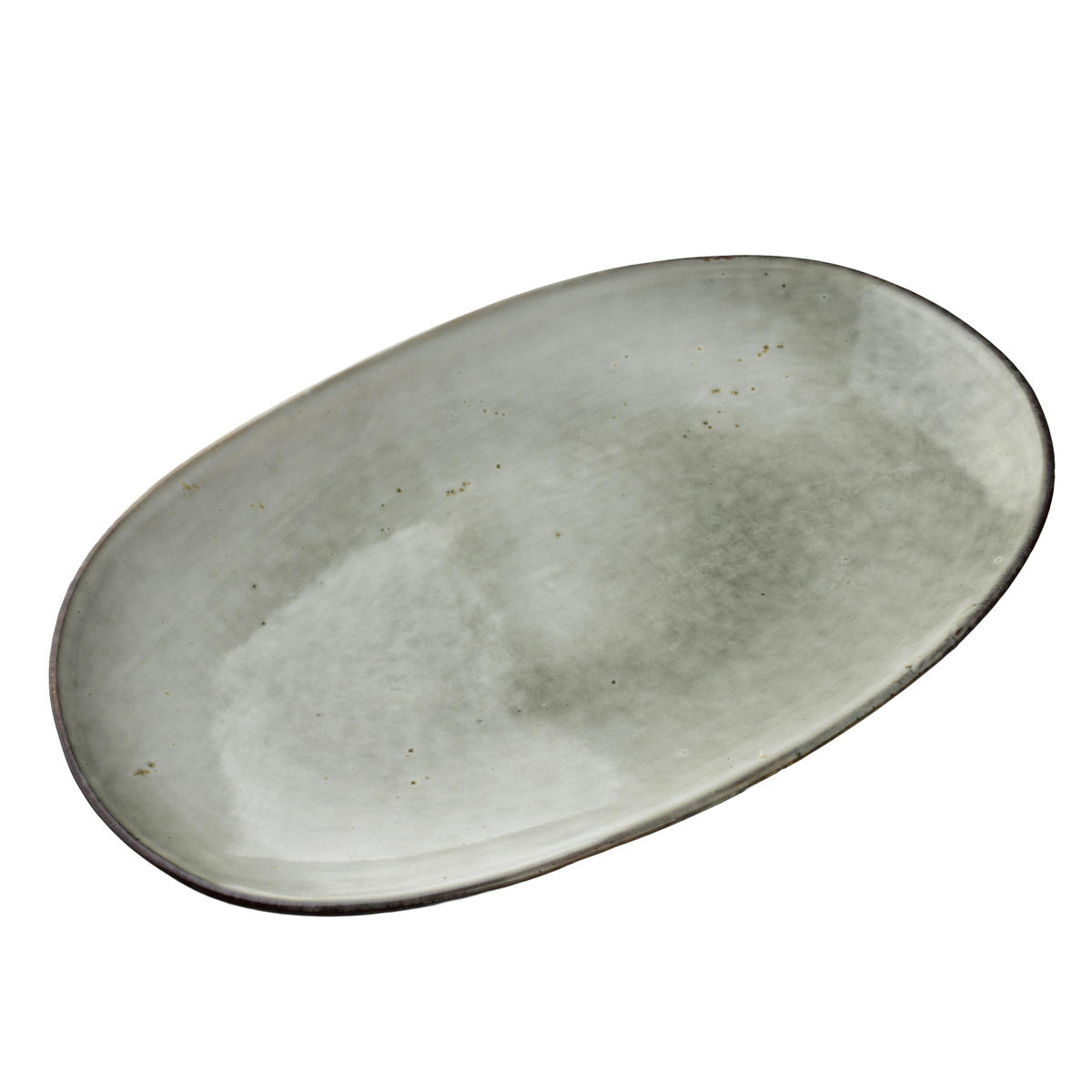 SERVIERPLATTE Basic Nature Beige 36x22x4 cm Keramik - Beige, Keramik (22/4/36cm) - Mondex