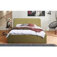 POLSTERBETT Mailand Gold 160 x 200 x 40 cm Stauraum ohne hydraulische Funktion Ohne Matratze und Lattenrost - Goldfarben, Holz (160/200cm) - Halmon Schlafkomfort Betten 