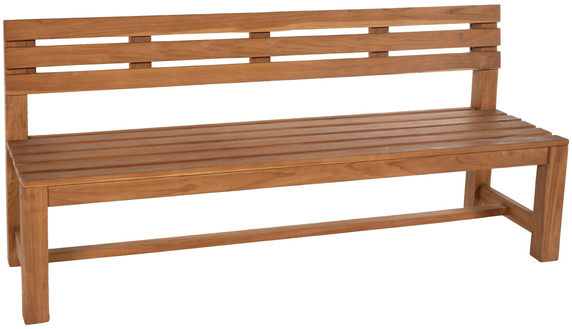 GARTENBANK 240/50 cm Holz teak - Teakfarben, Holz (240/85/50cm) - CLP