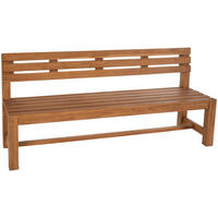 GARTENBANK 240/50 cm Holz teak - Teakfarben, Holz (240/85/50cm) - CLP