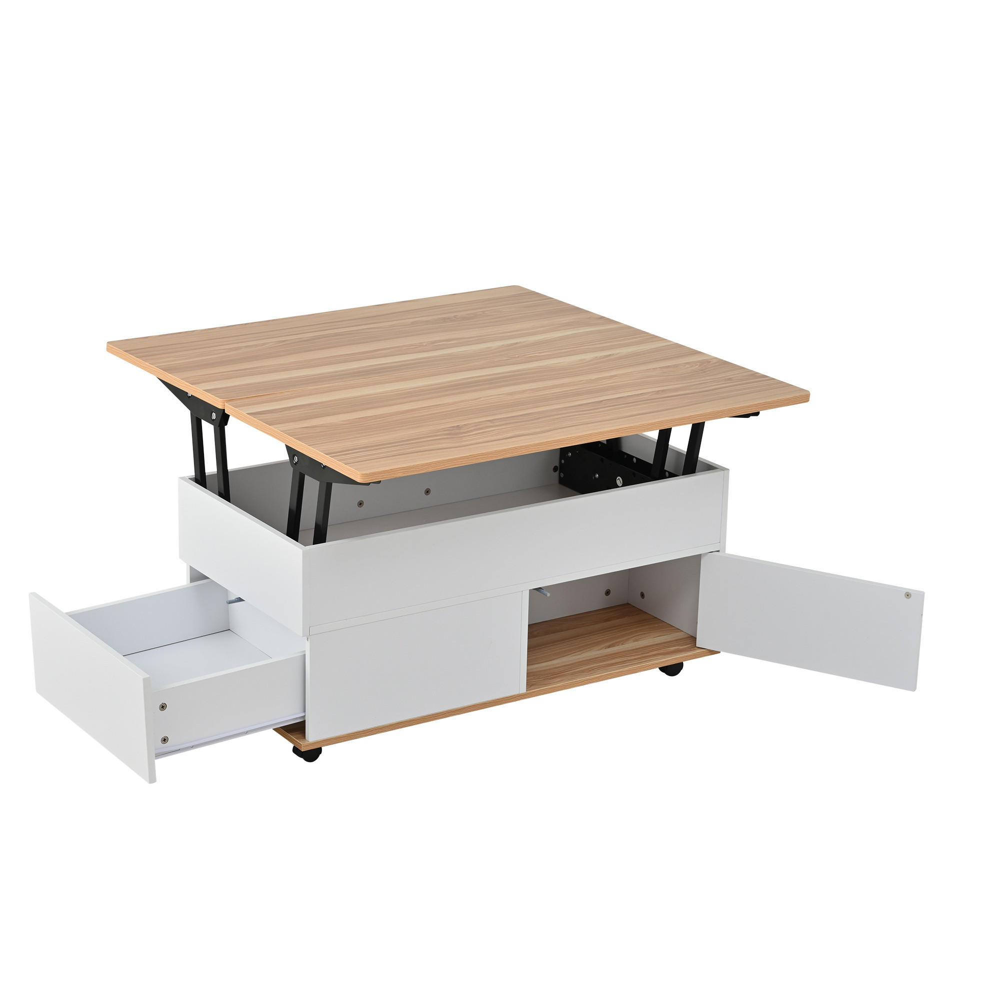 Ivmeu Couchtisch Weiß 98x65x100 cm