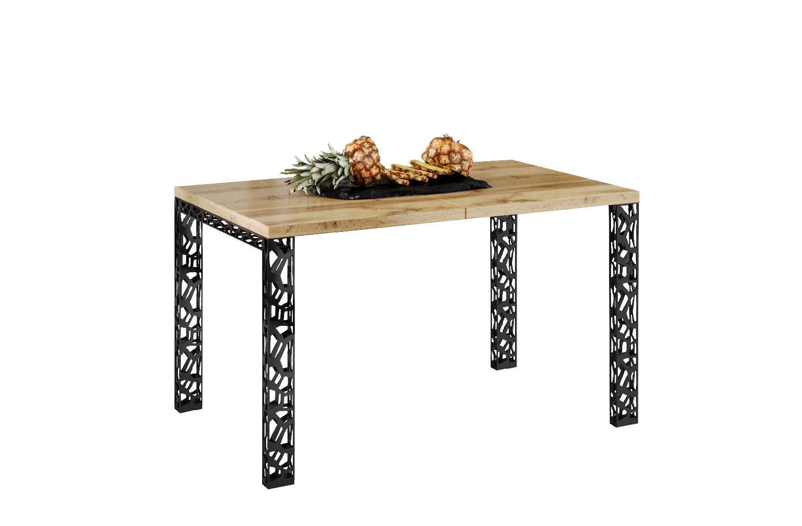 Endo-Moebel Esstisch Eiche Wotan 80x76x80 cm