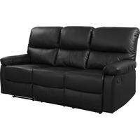 RELAXSOFA Lincoln Schwarz - Schwarz, Kunststoff (197/103/89cm) - Habitat Garten