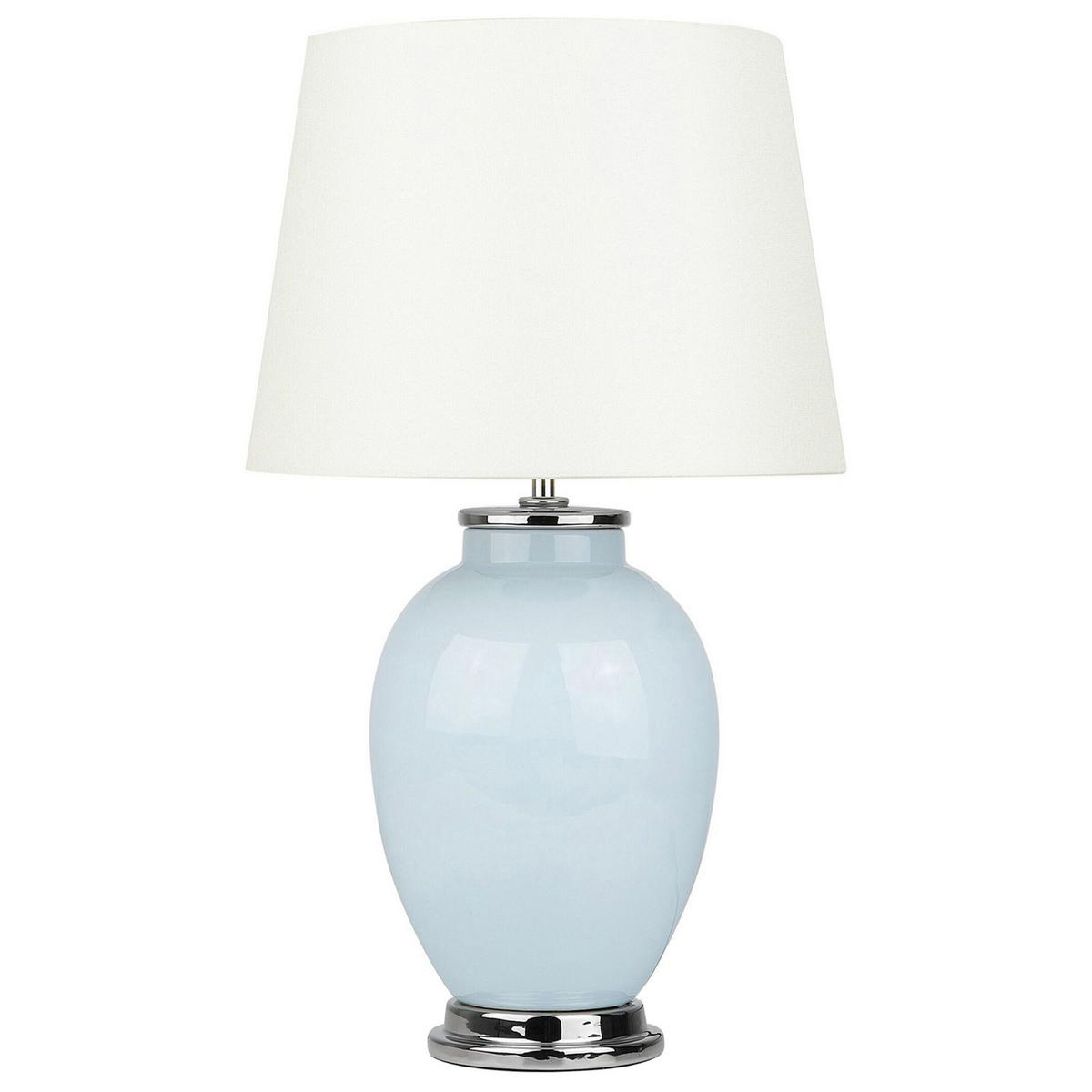 TISCHLAMPE Brenta 33/33/56 cm - Blau, Keramik (33/33/56cm) - Beliani