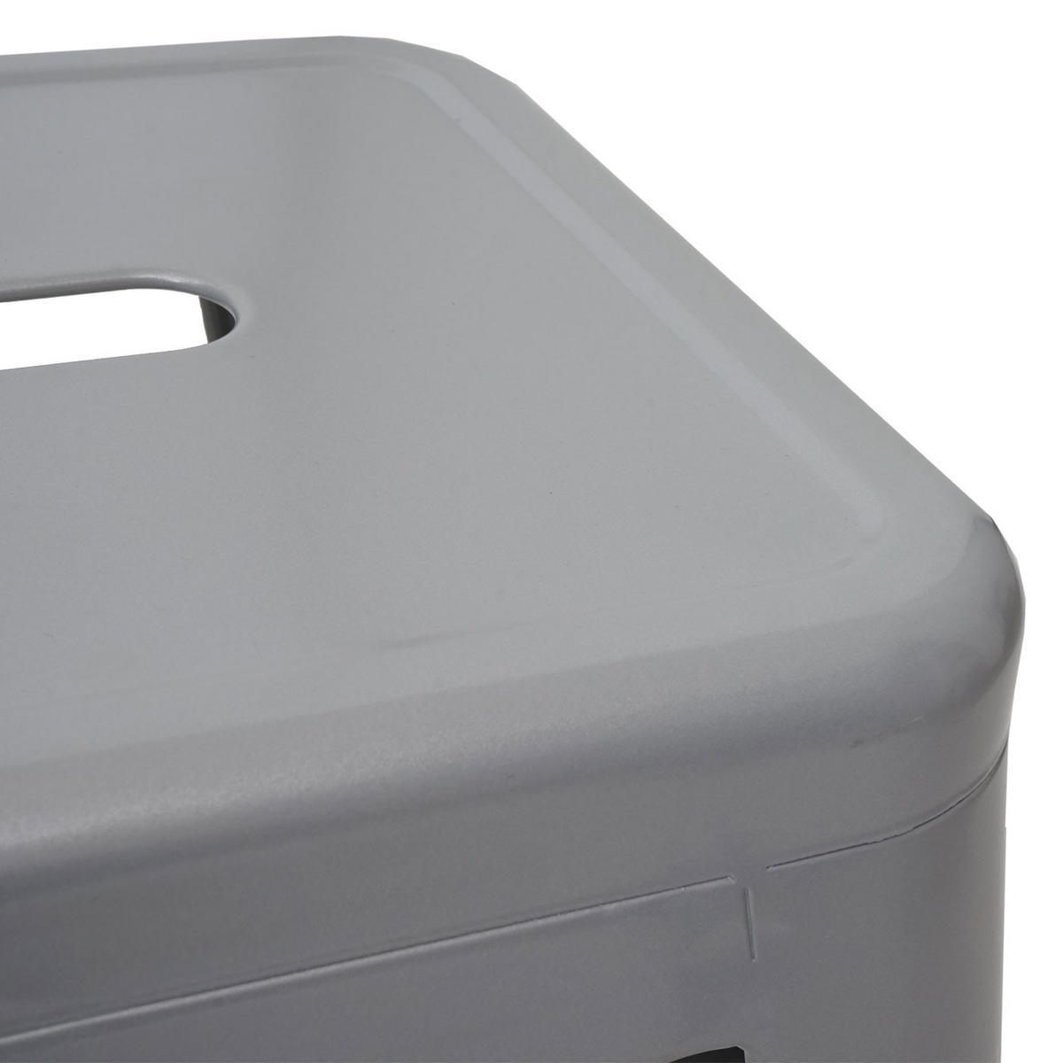 BARHOCKER METALL Grau 4er-Set - Grau, Metall (43/77/43cm) - MCW