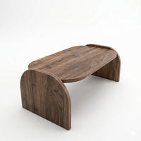 COUCHTISCH Monde Walnuss - Braun, Holzwerkstoff (50/89/42cm) - Decorotika