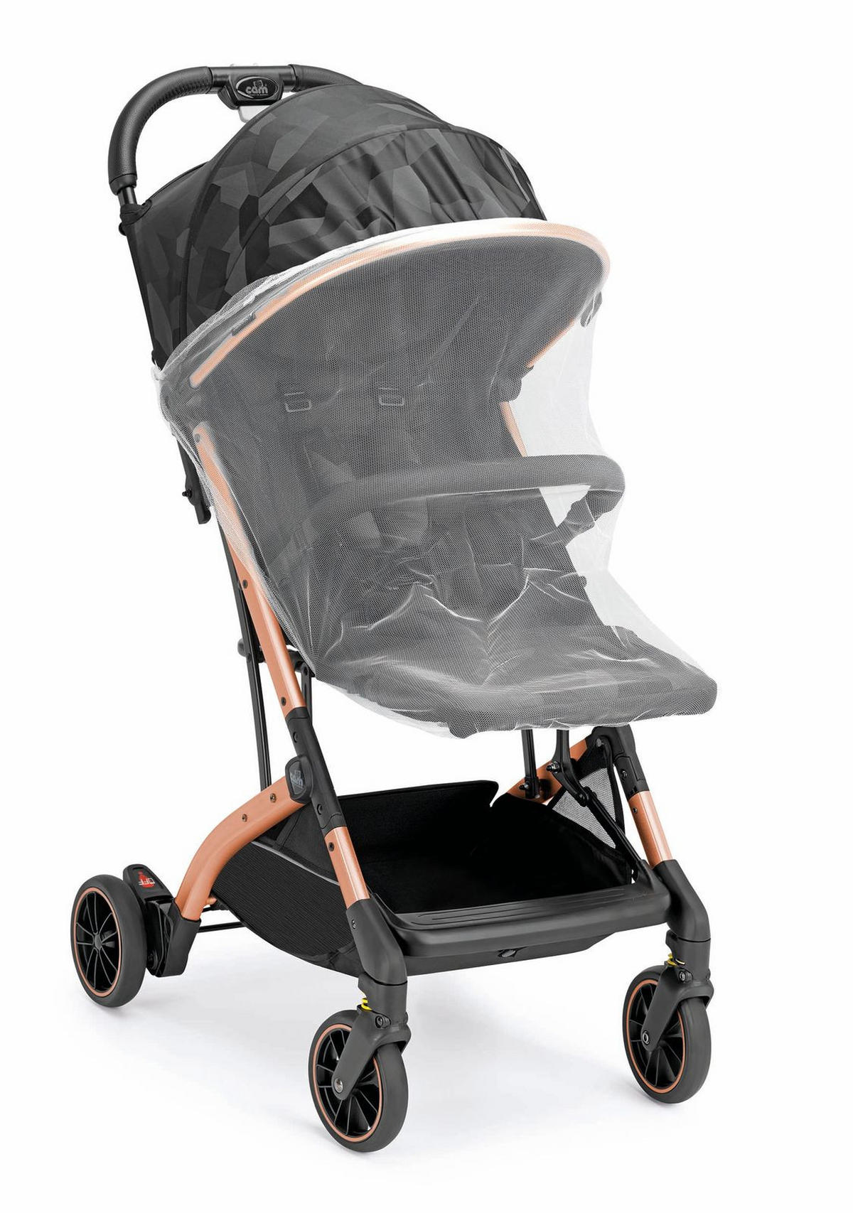 SPORT-KINDERWAGEN Compass | Schwarz | Sportwagen, Kinderbuggy klappbar | Schwarz - Schwarz, Textil (50/110cm) - Cam il Mondo del Bambino S.p.A.