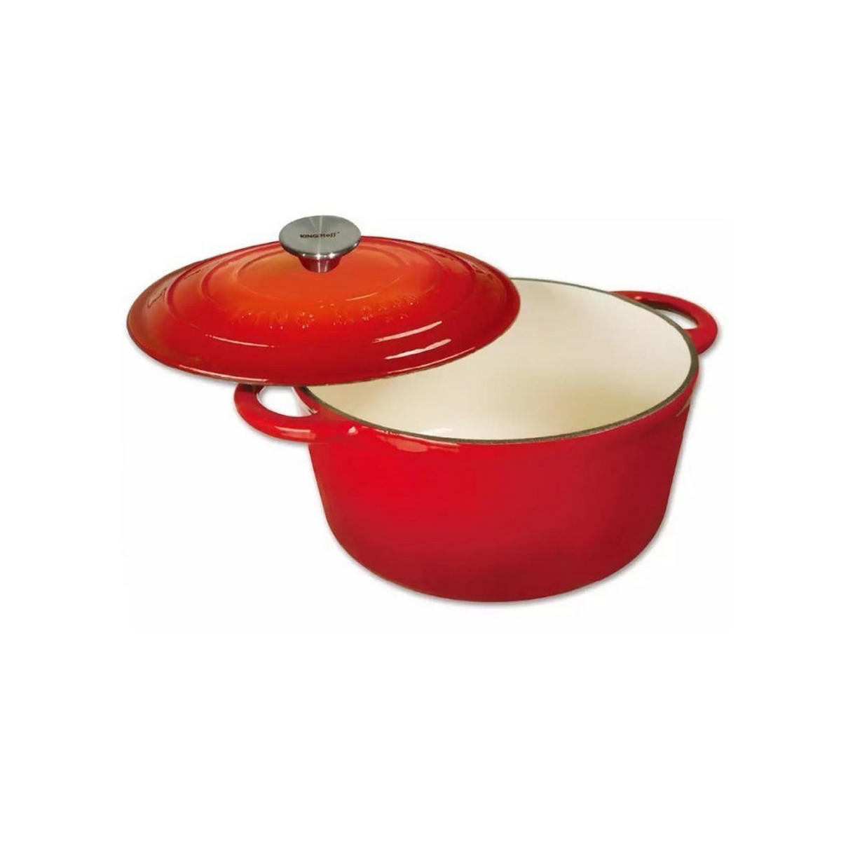 TOPF Rot 20/20/10 cm KH1614 - Rot, Metall (20cm) - Kinghoff 