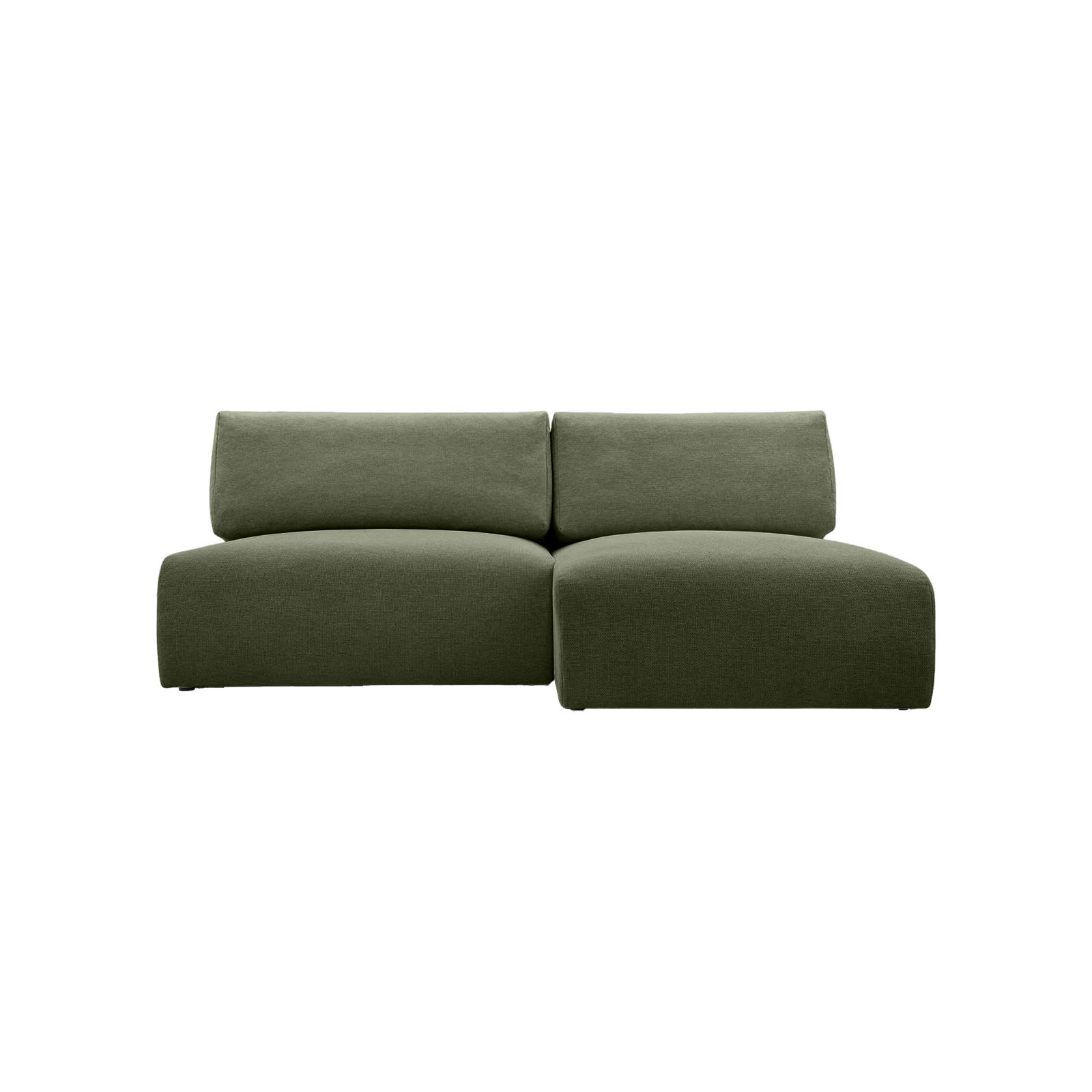 ECKSOFA Ripley mit Schlaffunktion, Olive - Olivgrün, Textil (223/150cm) - Fedve