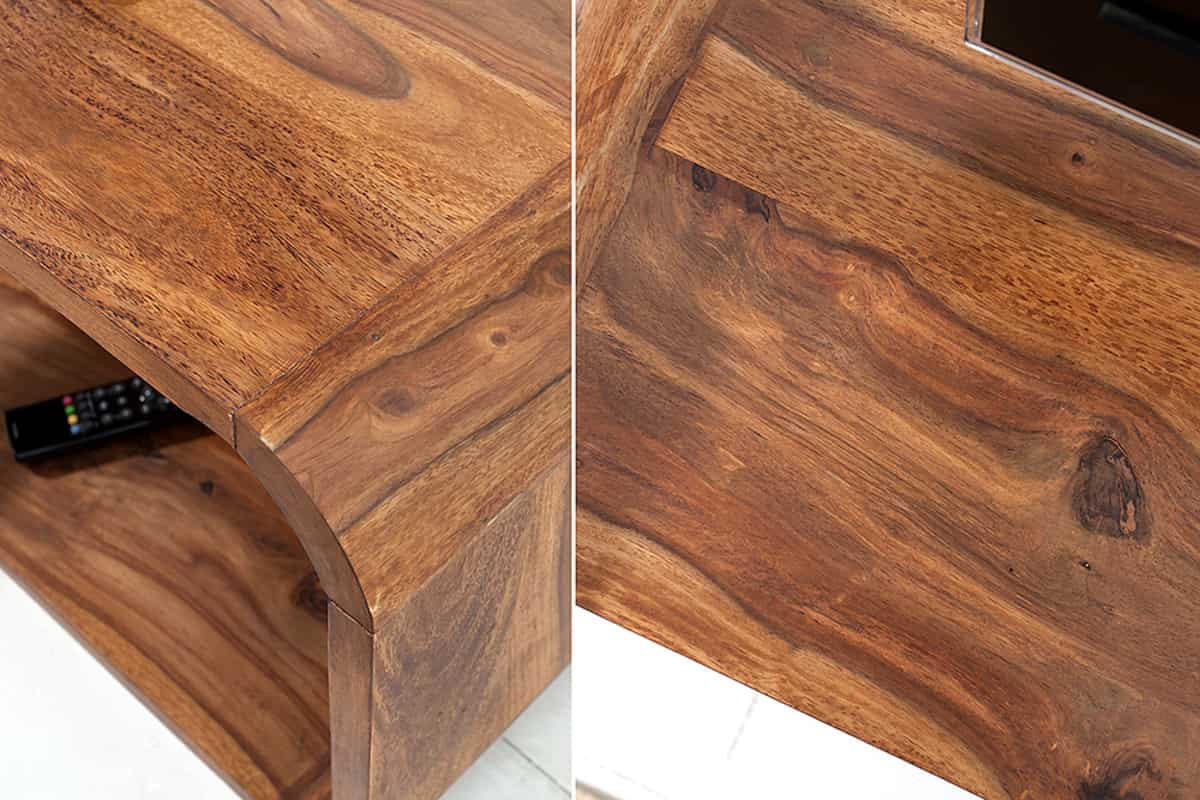 COUCHTISCH CUBUS Sheesham rechteckig Natur 100cm - Braun, Holz (50/100/40cm) - riess-ambiente
