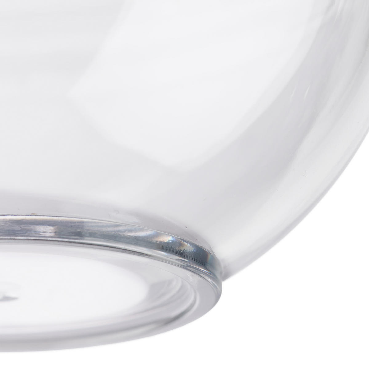 6XKULIČKY z potravinářské fólie - průhledná, plast (9/8/9cm) - Relaxdays