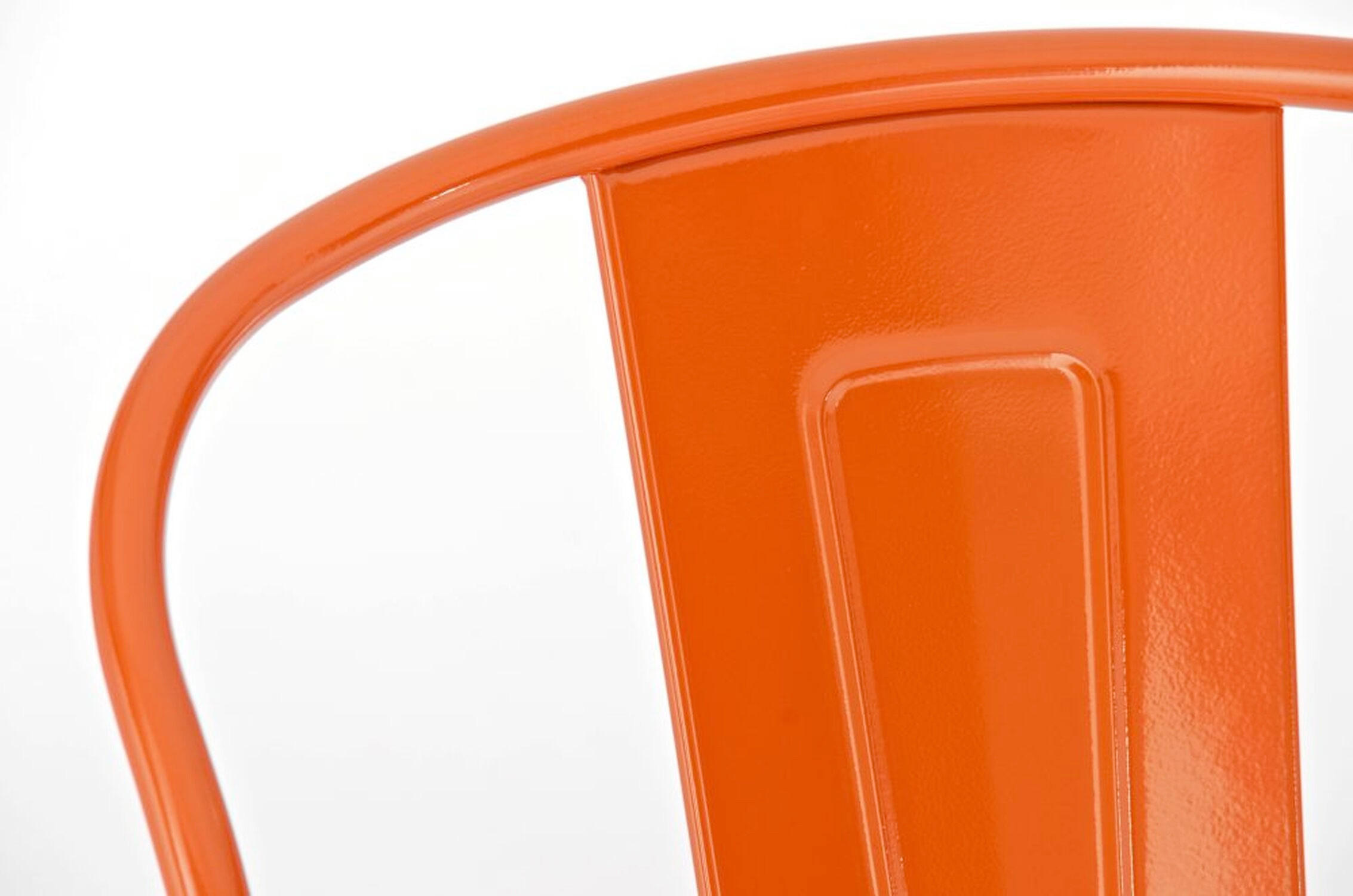 BARHOCKER Adnan, 4er Set, Orange - Orange, Metall (44/100/52cm) - TPFLiving