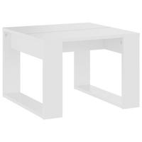 BEISTELLTISCH Weiß 50x50x35 cm Holzwerkstoff - Weiß, Holzwerkstoff (50/50/35cm) - furnicato