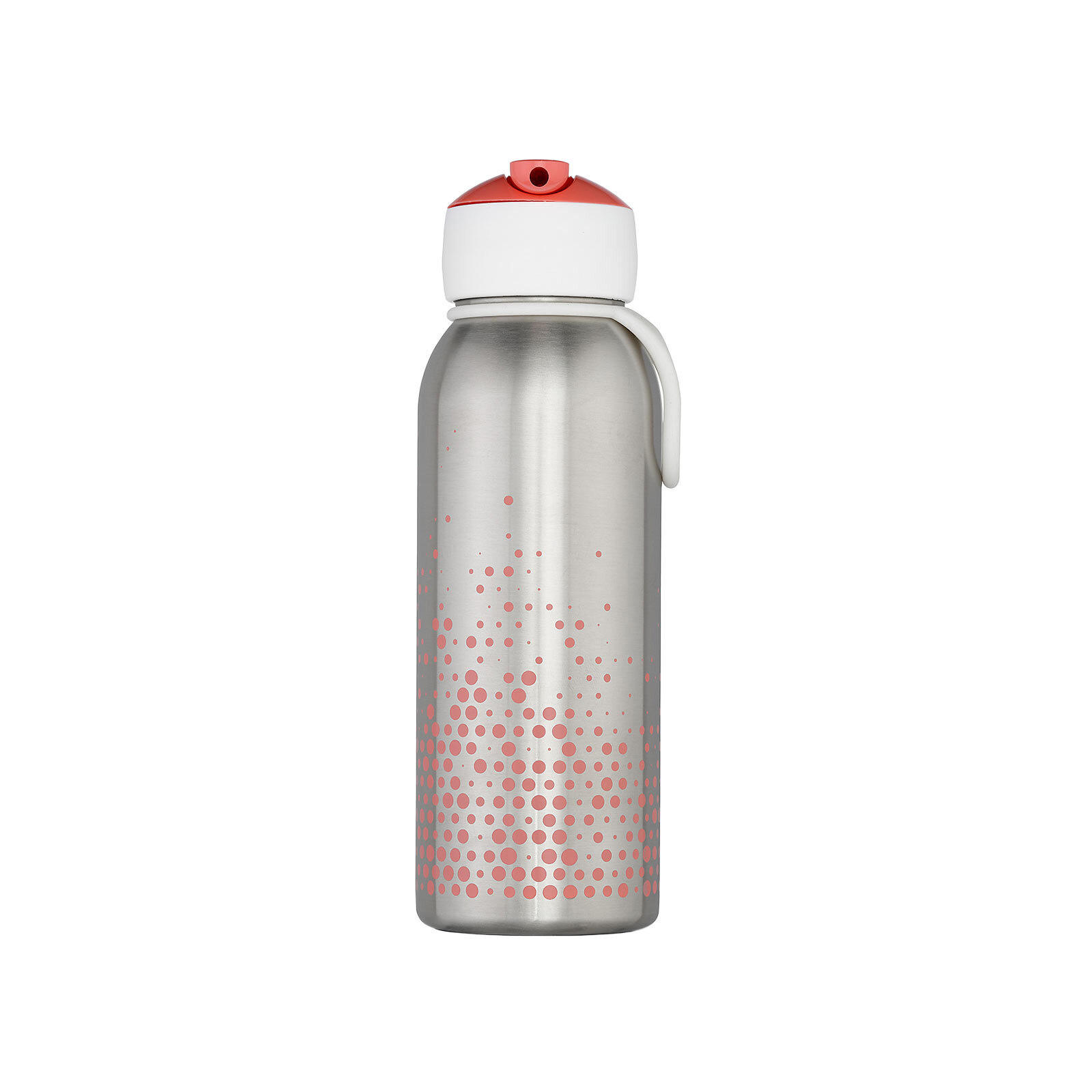 THERMOFLASCHE FLIP-UP Campus pink 350 ml - Pink/Silberfarben, Metall (0.35L) - Mepal