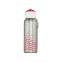 THERMOFLASCHE FLIP-UP Campus pink 350 ml - Pink/Silberfarben, Metall (0.35L) - Mepal