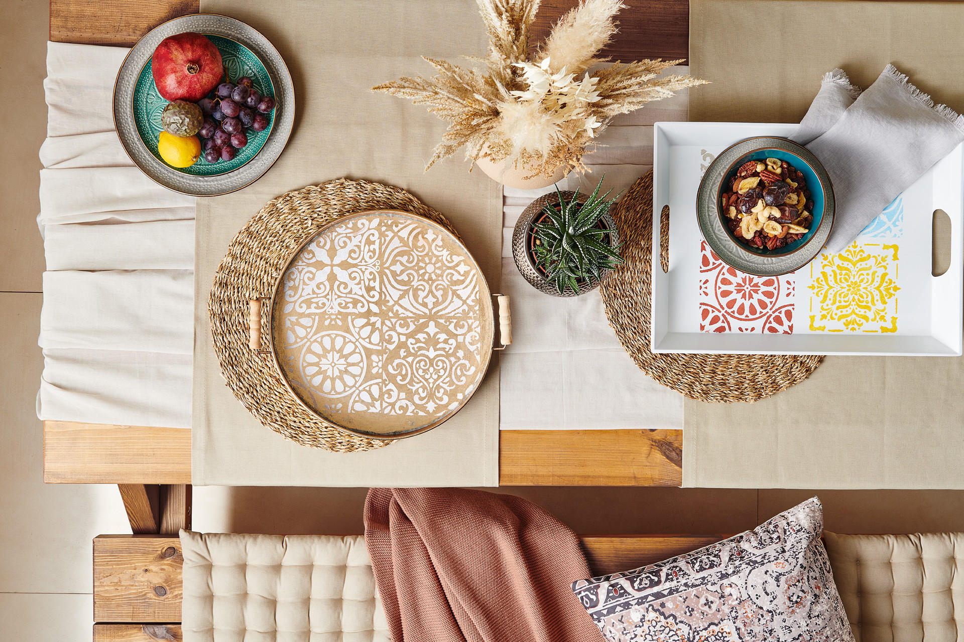 Upcycling DIY: Orientalisches Tablett gestalten