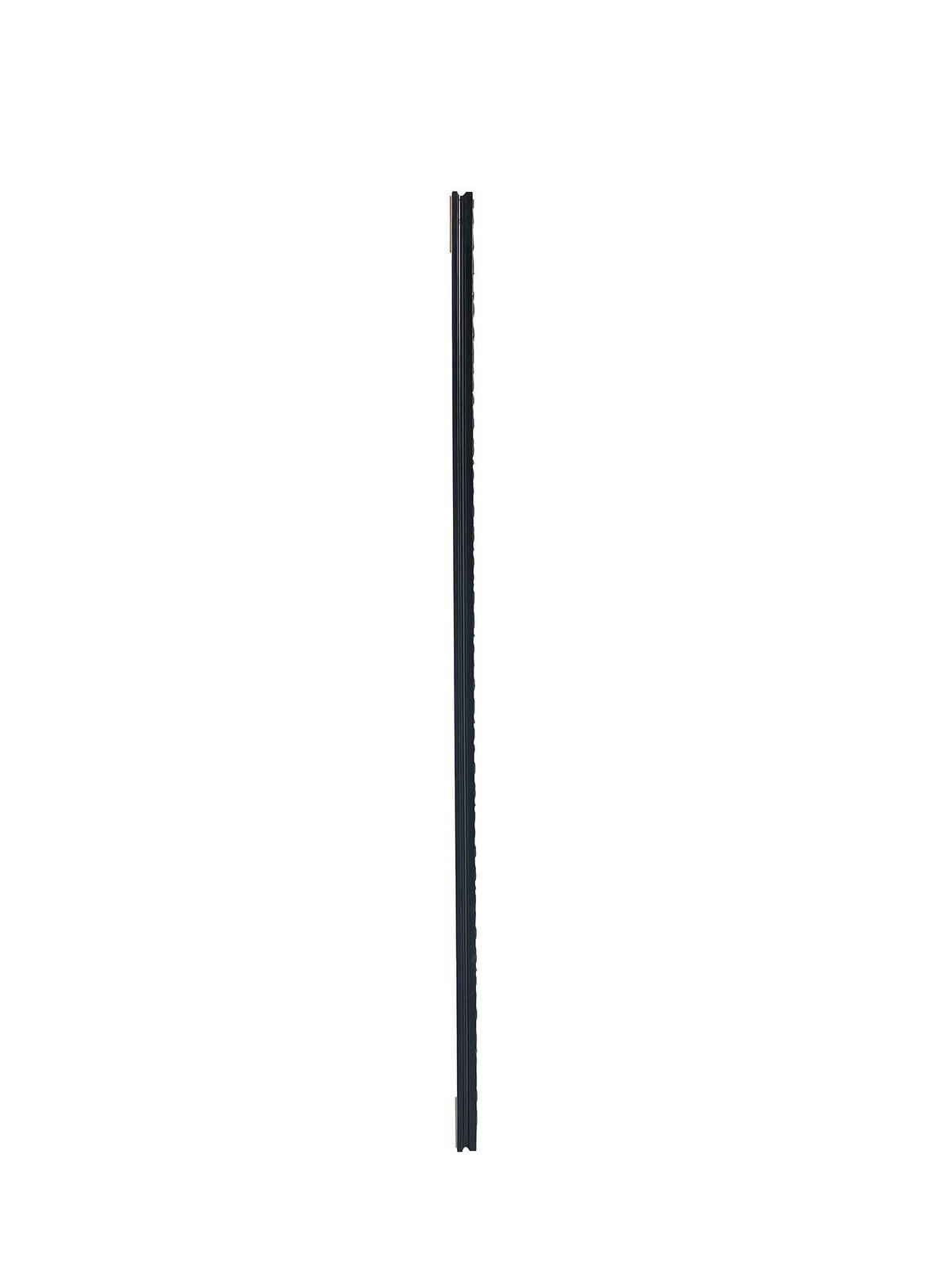 WANDSPIEGEL Tanja Schwarz-Silber - 50 x 150cm - Schwarz, Holz (50/150/3cm) - Niermann