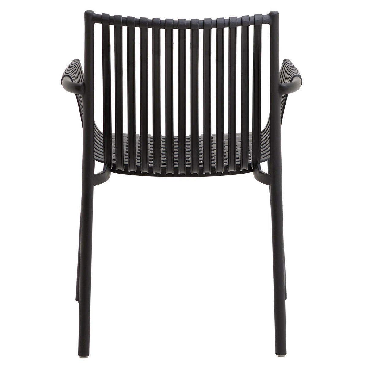 GARTENSTÜHLE OLEA 4ER-SET - Schwarz, Textil (59/84/57cm) - IDIMEX