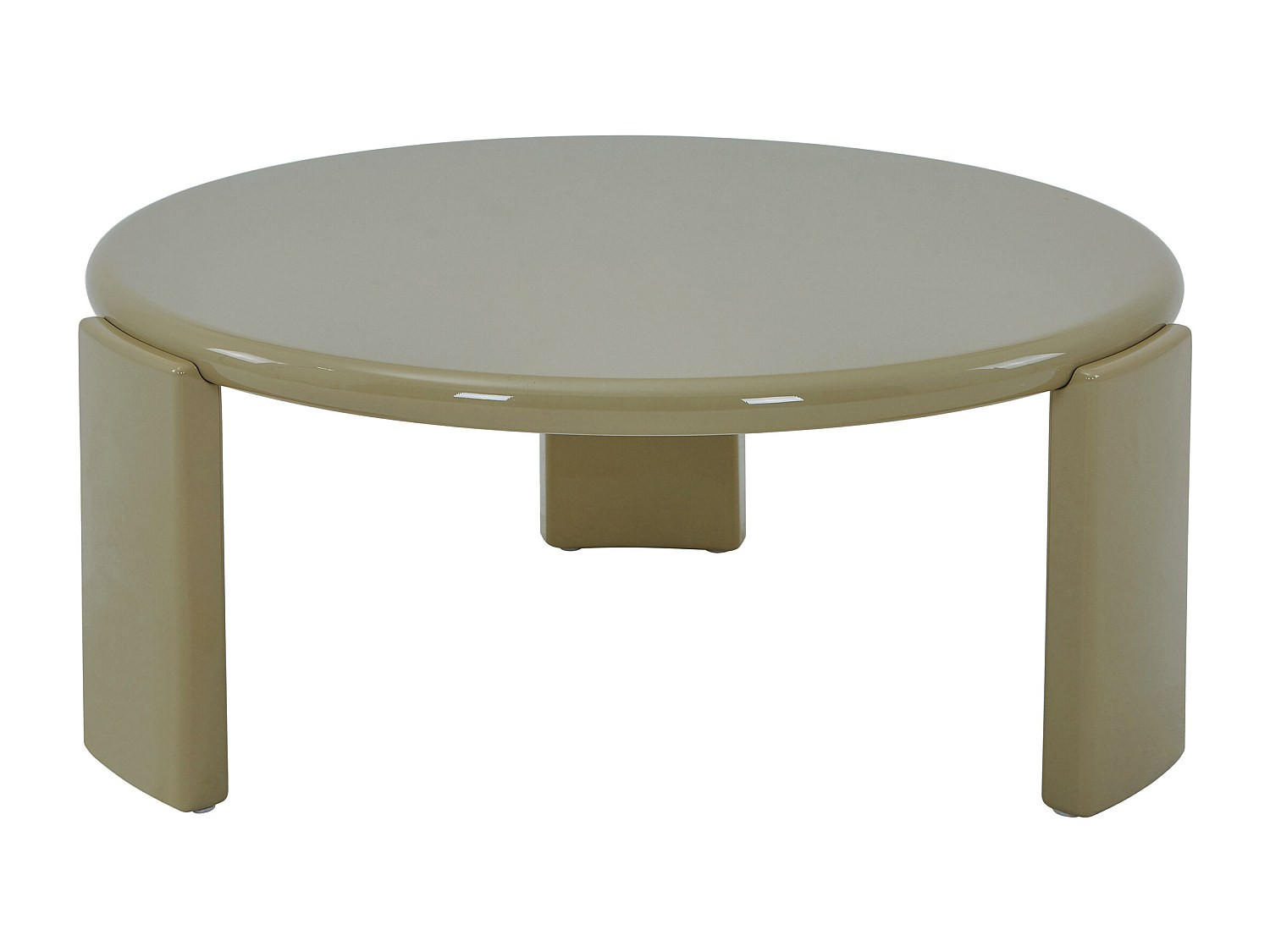 COUCHTISCH - 80 cm x 80 cm - holz - khaki Zyrenia - Schlammfarben, Holz (80/80/35cm) - Vente-Unique