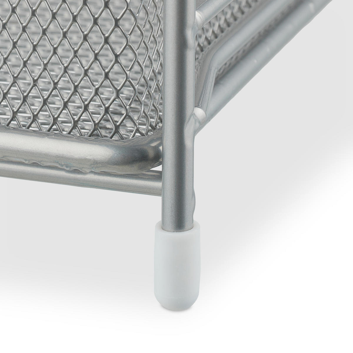 KÜCHENORGANIZER - Silberfarben, Kunststoff/Metall (19/32/35.5cm) - Relaxdays