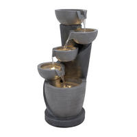 GARTENBRUNNEN "Illusion Lagoon" - Grau, Kunststoff (26/26.5/56.5cm) - Monstershop