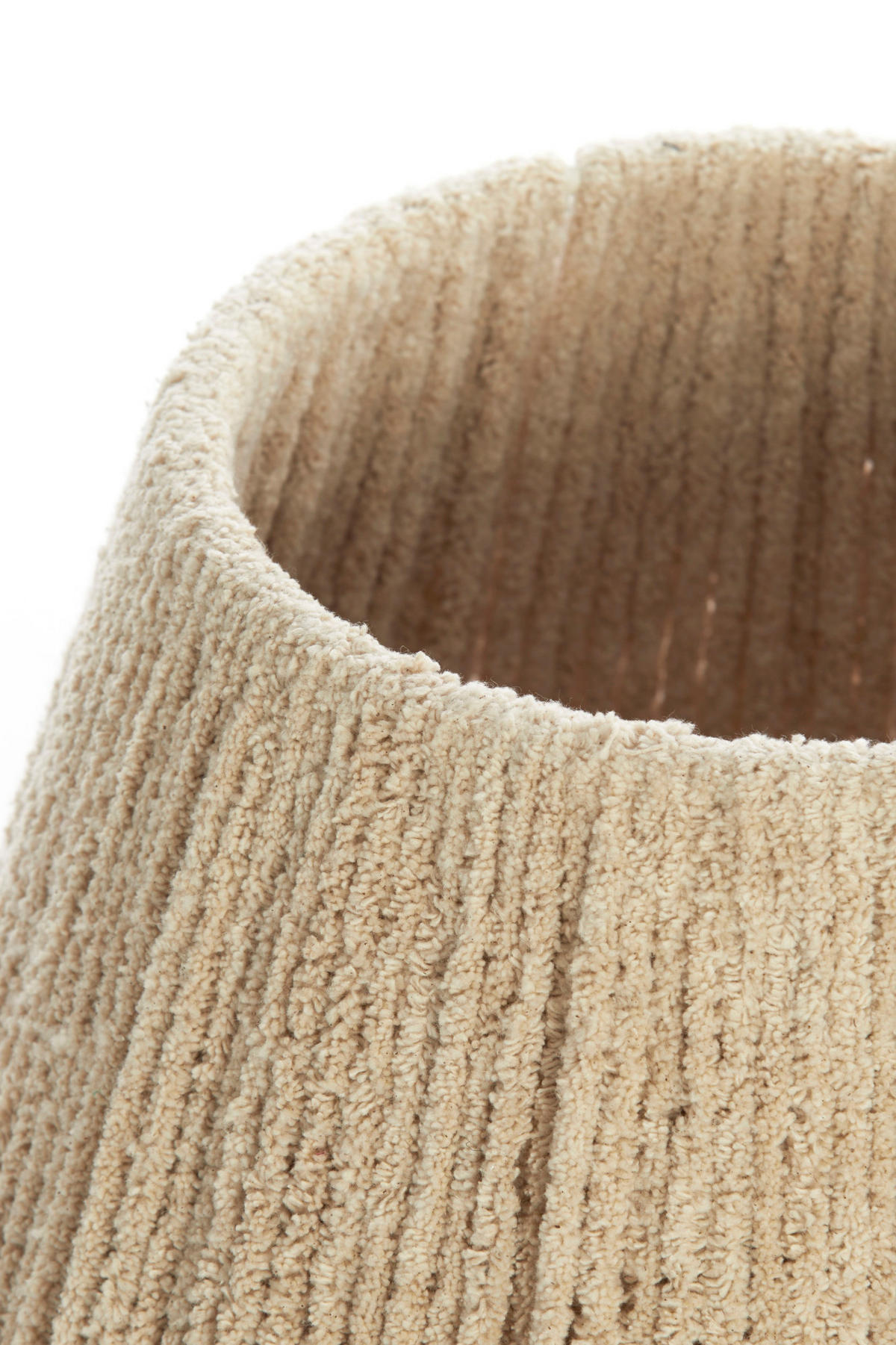 LAMPENSCHIRM Medana Weiß Ø35/30 cm - Weiß, Textil (35/35/30cm) - Light & Living