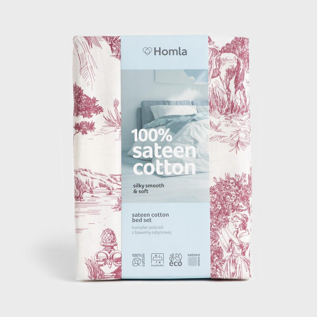 BETTWÄSCHE Peisa Satin 160/200 cm - Beige, Textil (160/200cm) - Homla