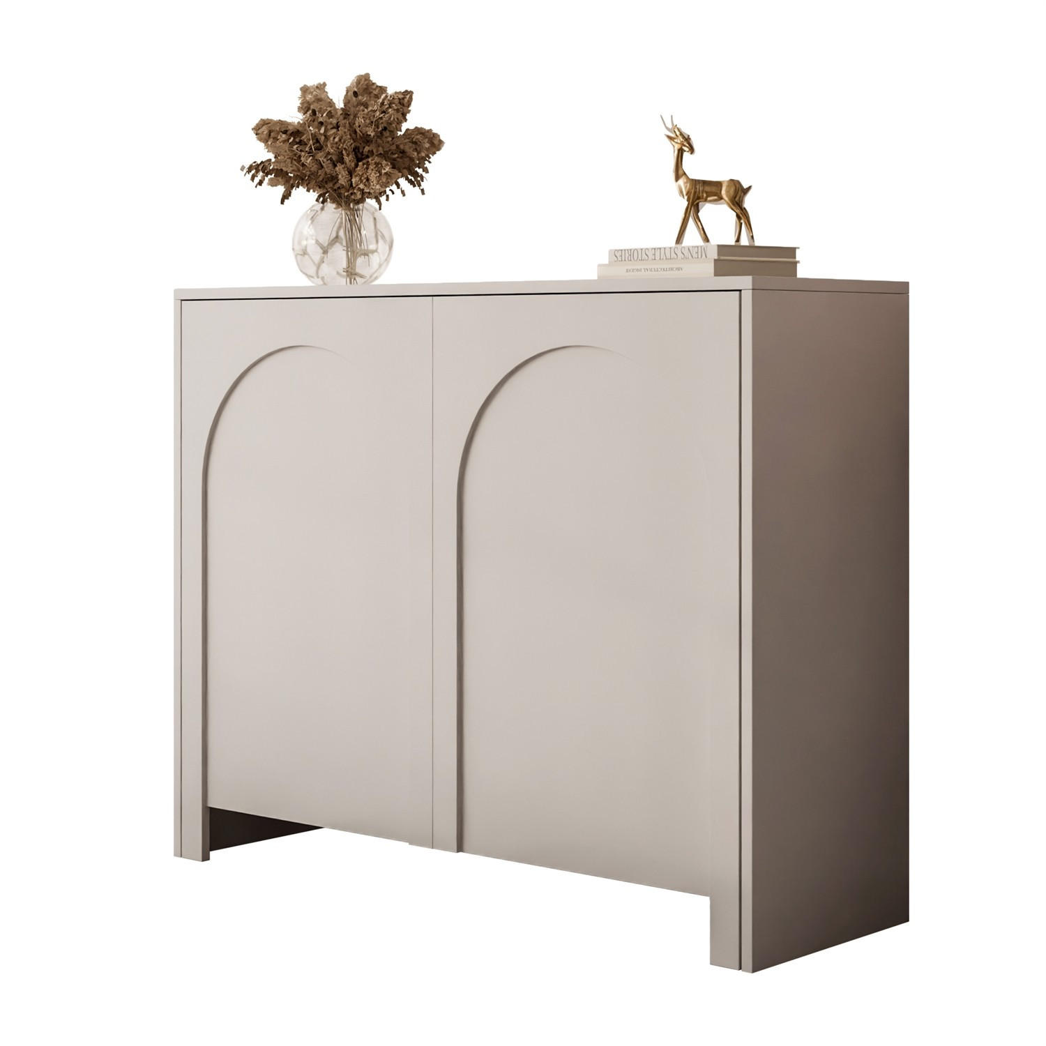 KOMMODE ARIADNA Kaschmir zweitürig - Kaschmir, Holzwerkstoff (104/83/35cm)