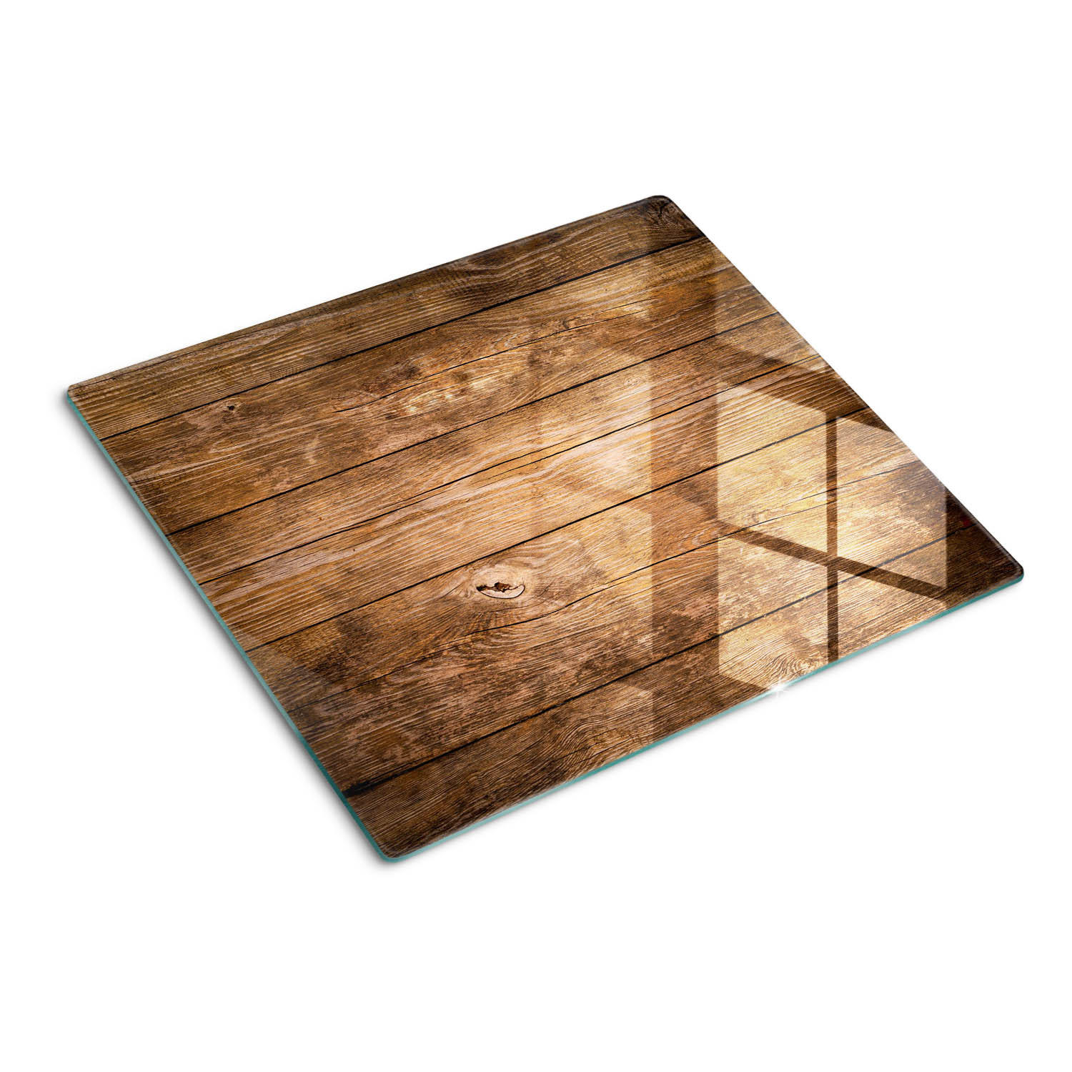 GLASPLATTE 60x52 cm Holz - Braun, Glas (60/0.4/52cm) - TULUP