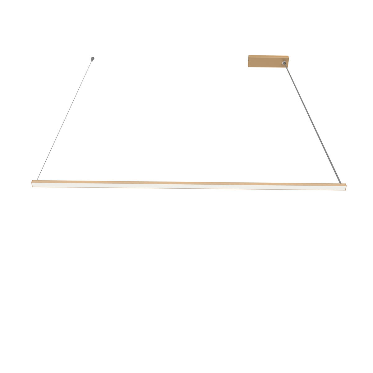 LED-HÄNGELEUCHTE - Goldfarben, Metall (2/100/2cm) - Lumicom