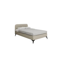 POLSTERBETT Mavilo 120 x 200 cm mit Bettkasten und Lattenrost, Ohne Matratze - Beige - Beige, Holz - Panda Möbel