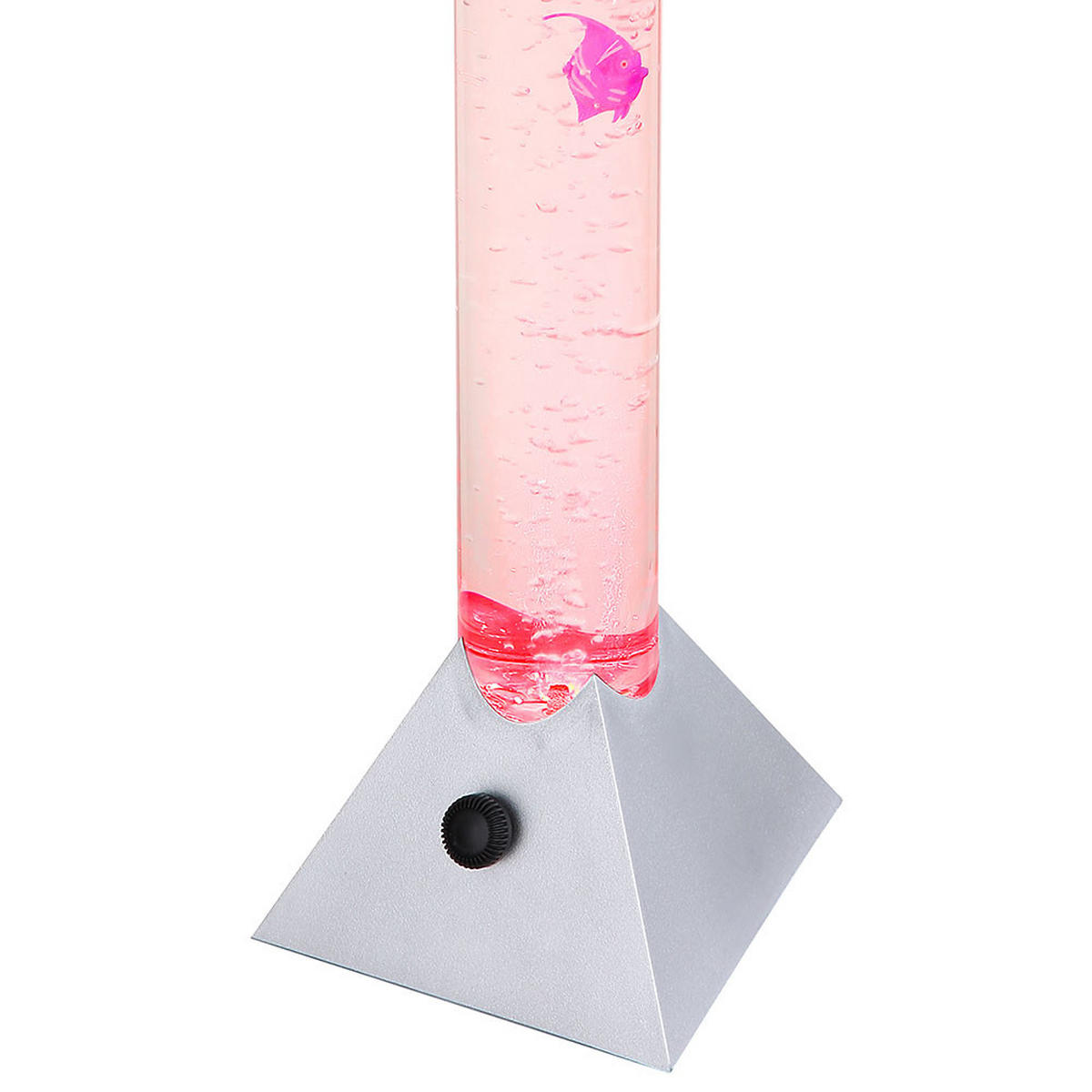 LED STEHLEUCHTE Wassersäule klar - Klar, Kunststoff (19/19/90cm) - Globo Lighting