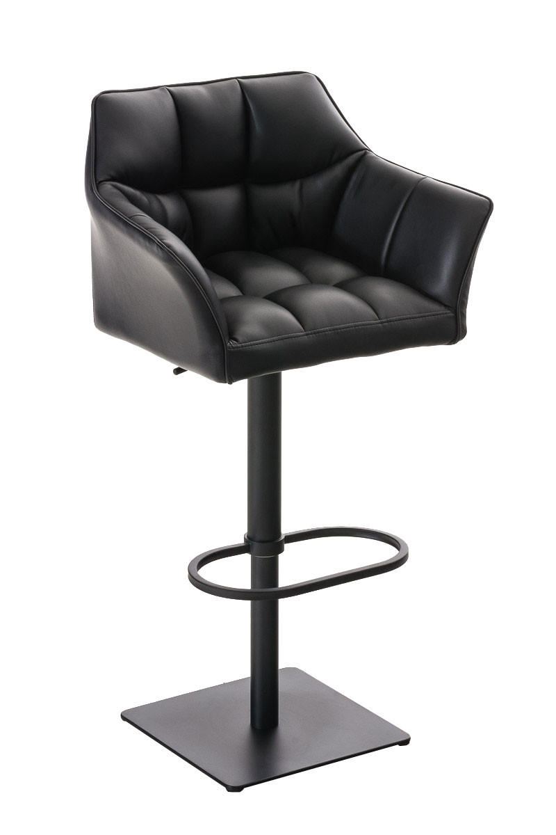 Deluke Barhocker Schwarz 64x88x45 cm